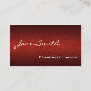 Cartes de visite professionnels modernes en cuir