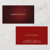 Cartes de visite professionnels modernes et (Devant / Derrière)