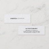 Cartes de visite professionnels modernes et (Devant / Derrière)