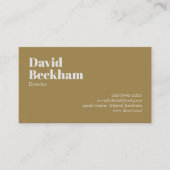 Cartes de visite professionnels modernes et élégan (Devant)