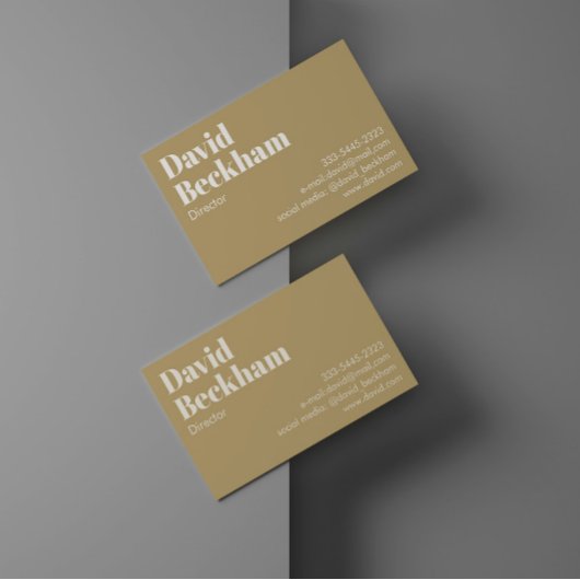 Cartes de visite professionnels modernes et élégan