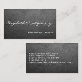 Cartes de visite professionnels modernes gris clai (Devant / Derrière)