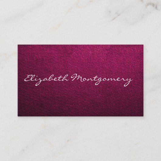 Cartes de visite professionnels modernes rose clai (Devant)