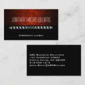 Cartes de visite professionnels modernes uniques (Devant / Derrière)