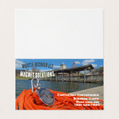 Cartes de visite professionnels personnalisés (Extérieur déplié)