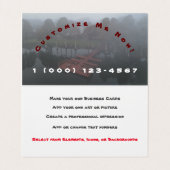 Cartes de visite professionnels personnalisés (Intérieur déplié)