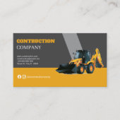 Cartes de visite professionnels pour Construction  (Devant)