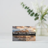 Cartes de visite professionnels pour palettes et e (Debout devant)