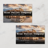 Cartes de visite professionnels pour palettes et e (Devant / Derrière)