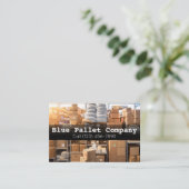 Cartes de visite professionnels pour palettes et e (Debout devant)