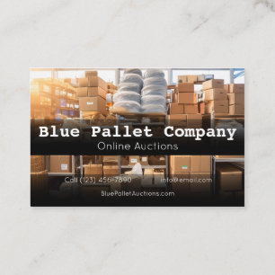 Cartes de visite professionnels pour palettes et e