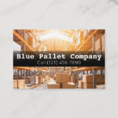 Cartes de visite professionnels pour palettes et e (Devant)