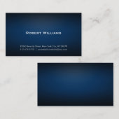 Cartes de visite professionnels simples (Devant / Derrière)