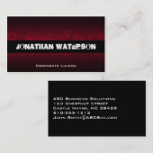 Cartes de visite professionnels urbains modernes (Devant / Derrière)