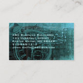 Cartes de visite professionnels Vintages Steampunk (Dos)