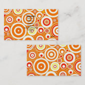 Cartes de visite PSYCHÉDÉLIQUES FLASHY - CARTES D' (Devant / Derrière)