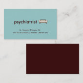 Cartes de visite psychiatres (Devant / Derrière)