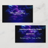 Cartes de visite psychiques (Devant / Derrière)