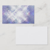 cartes de visite psychiques légers pourpres de (Devant / Derrière)