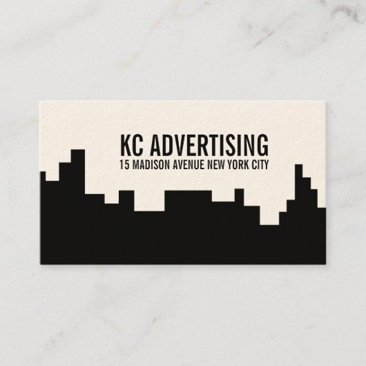 Cartes de visite publicitaires (Devant)