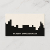 Cartes de visite publicitaires (Dos)