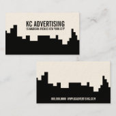 Cartes de visite publicitaires (Devant / Derrière)