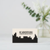 Cartes de visite publicitaires (Debout devant)