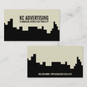 Cartes de visite publicitaires (Devant / Derrière)