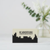 Cartes de visite publicitaires (Debout devant)