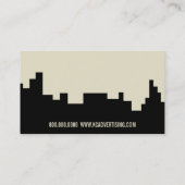 Cartes de visite publicitaires (Dos)