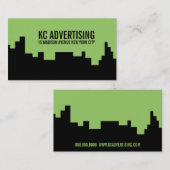 Cartes de visite publicitaires (Devant / Derrière)