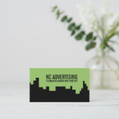 Cartes de visite publicitaires (Debout devant)