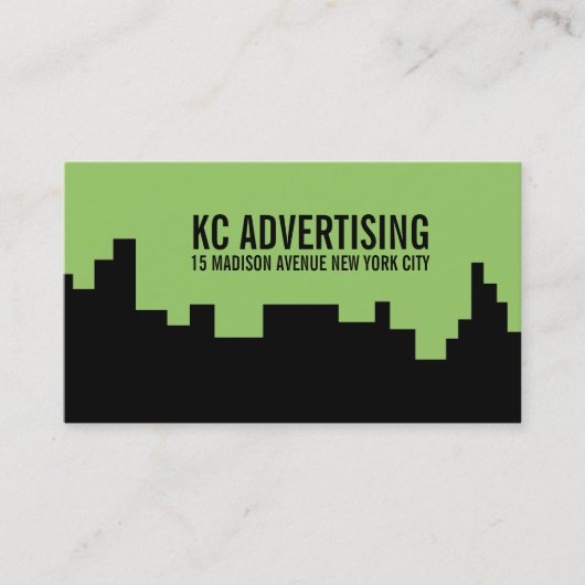 Cartes de visite publicitaires (Devant)