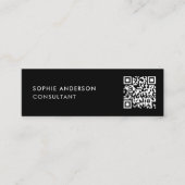 Cartes de visite QR Code | Carte de contact mini n (Devant)