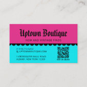 Cartes de visite QR Code pour Récompense de Boutiq (Devant)