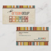 Cartes de visite quotidiens d'ÉTIQUETTE pour des (Devant / Derrière)