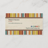 Cartes de visite quotidiens d'ÉTIQUETTE pour des (Dos)