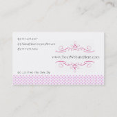 Cartes de visite raffinées (Dos)