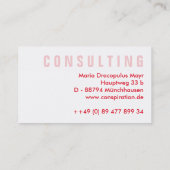 Cartes de visite Rainbow (Dos)