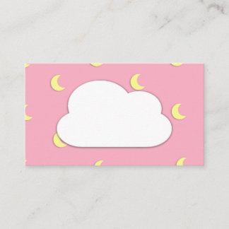 Cartes de visite Rainbow de Kawaii Cute Pastel