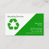 Cartes de visite recyclage (Devant)