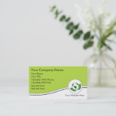Cartes de visite recyclage (Debout devant)