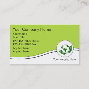 Cartes de visite recyclage