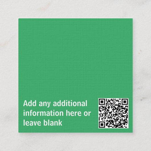 Cartes de visite - Référer un ami vert clair (Dos)