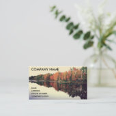 Cartes de visite réfléchis de lac (Debout devant)