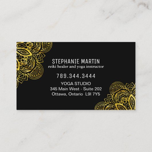 Cartes de visite Reiki (Dos)