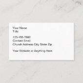 Cartes de visite religieux Pittoresques (Dos)