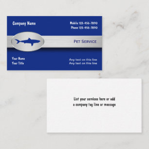 Cartes de visite requin