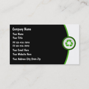 Cartes de visite respectueuses de l'environnement