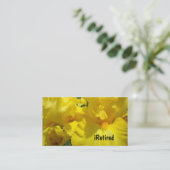 Cartes de visite Retraite Nature Iris pour retrait (Debout devant)
